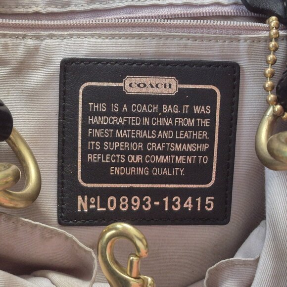 Coach Tote Shoulder Bag A4 B4 Large Bag 0893 13415 Multicolor Butterfly Patt - Picture 7 of 7